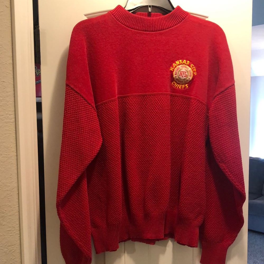 VINTAGE Kansas City Chiefs NFL Member Club sweater